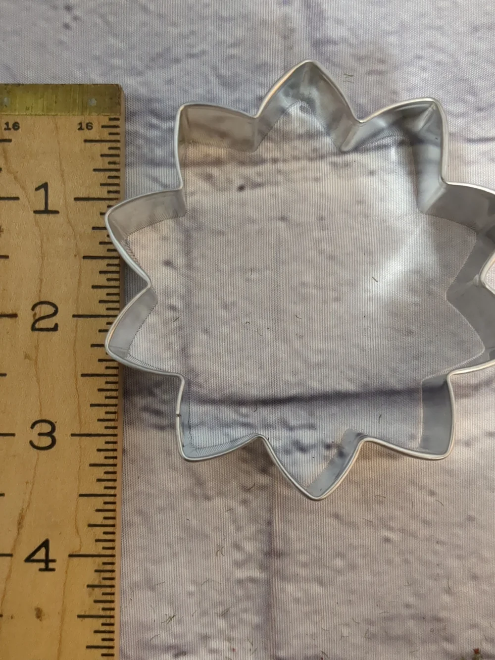 Stainless Steel Flower Cookie Cutter - Silver